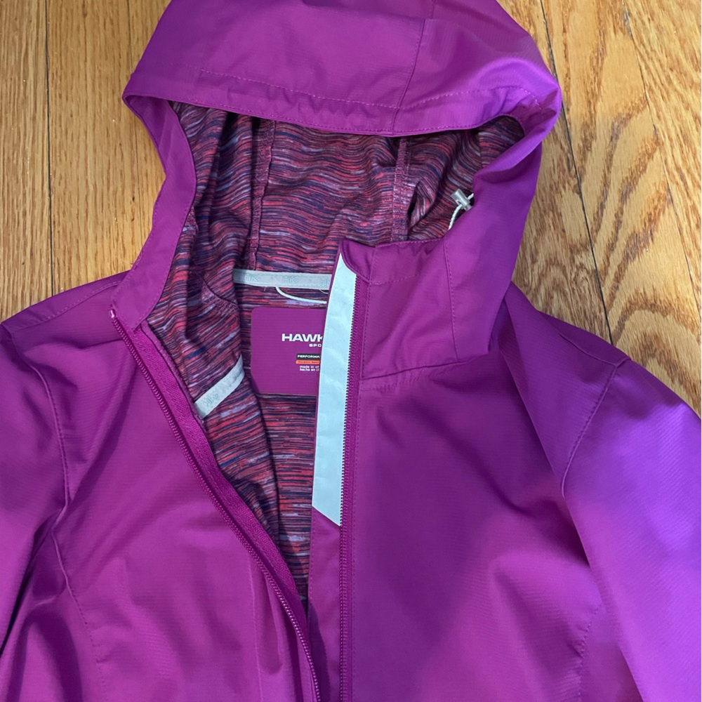 Lightweight shell rain jacket Hawke size small